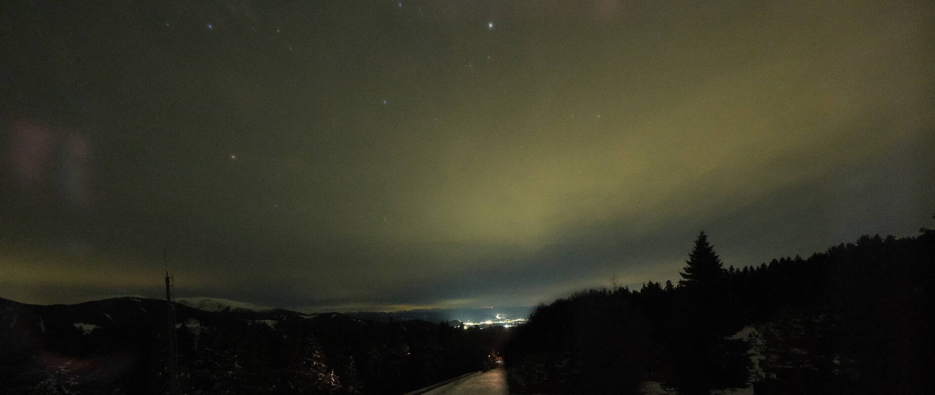 Archiv Foto Webcam Gaberlhaus - Westblick