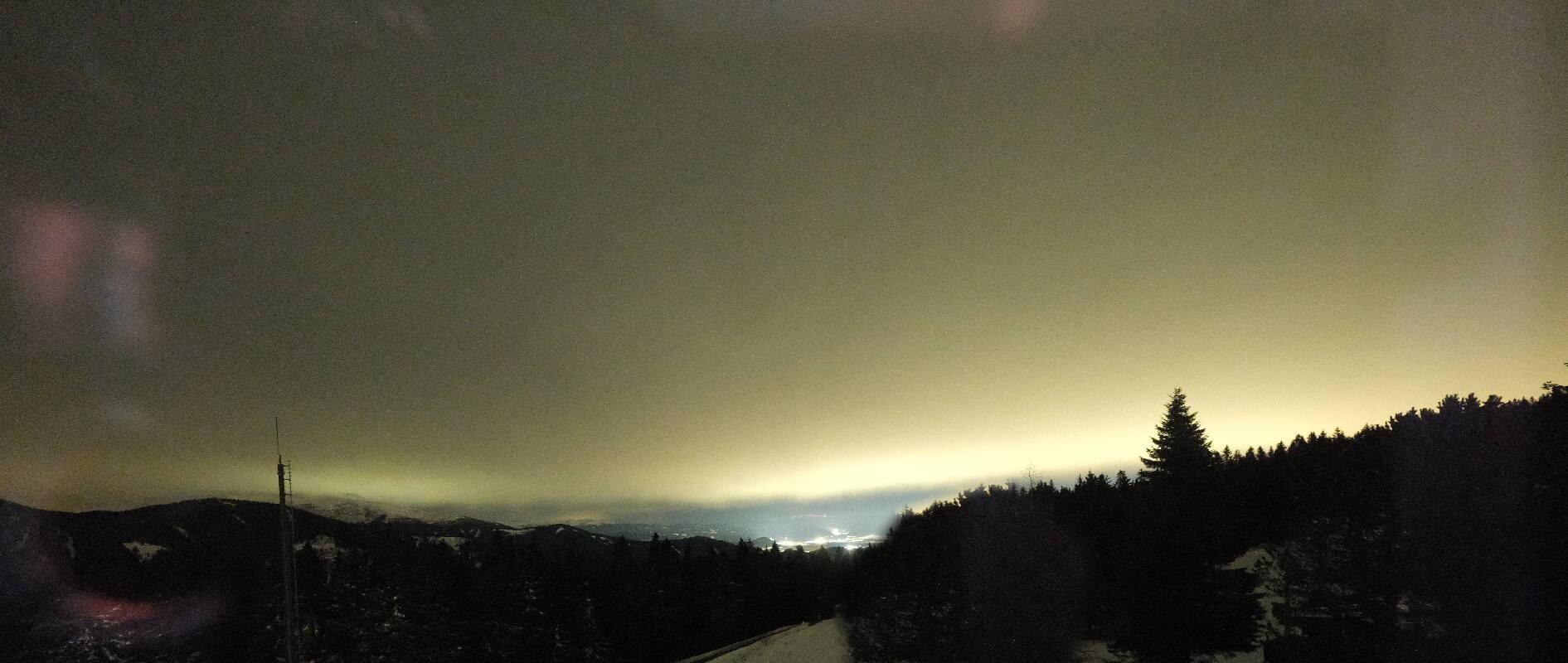 Archiv Foto Webcam Gaberlhaus - Westblick