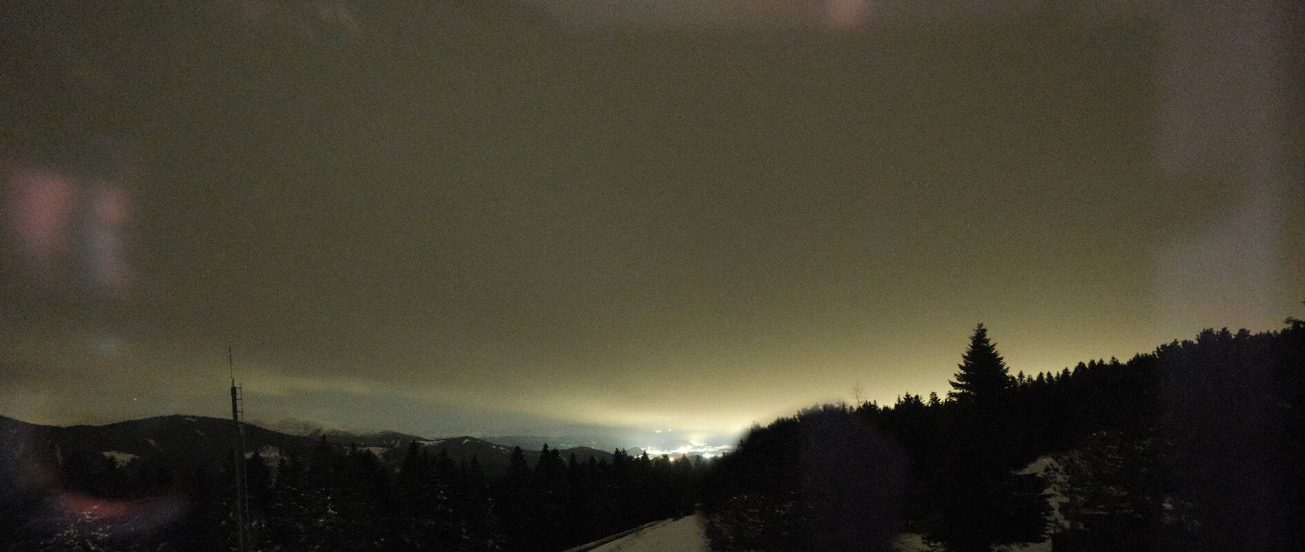 Archiv Foto Webcam Gaberlhaus - Westblick