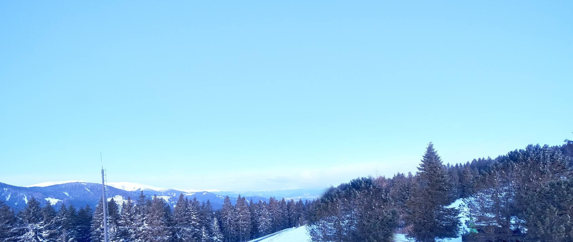 Archiv Foto Webcam Gaberlhaus - Westblick