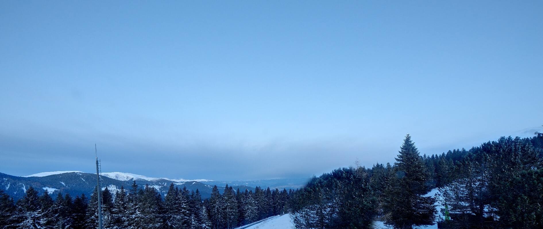 Archiv Foto Webcam Gaberlhaus - Westblick