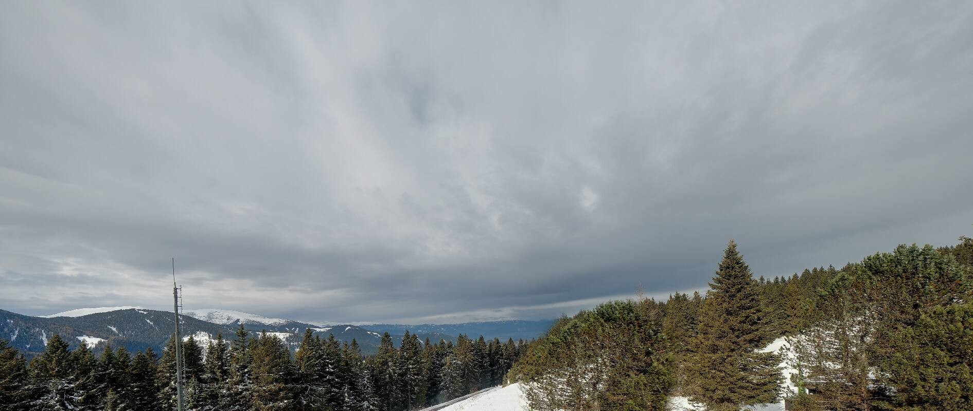 Archiv Foto Webcam Gaberlhaus - Westblick