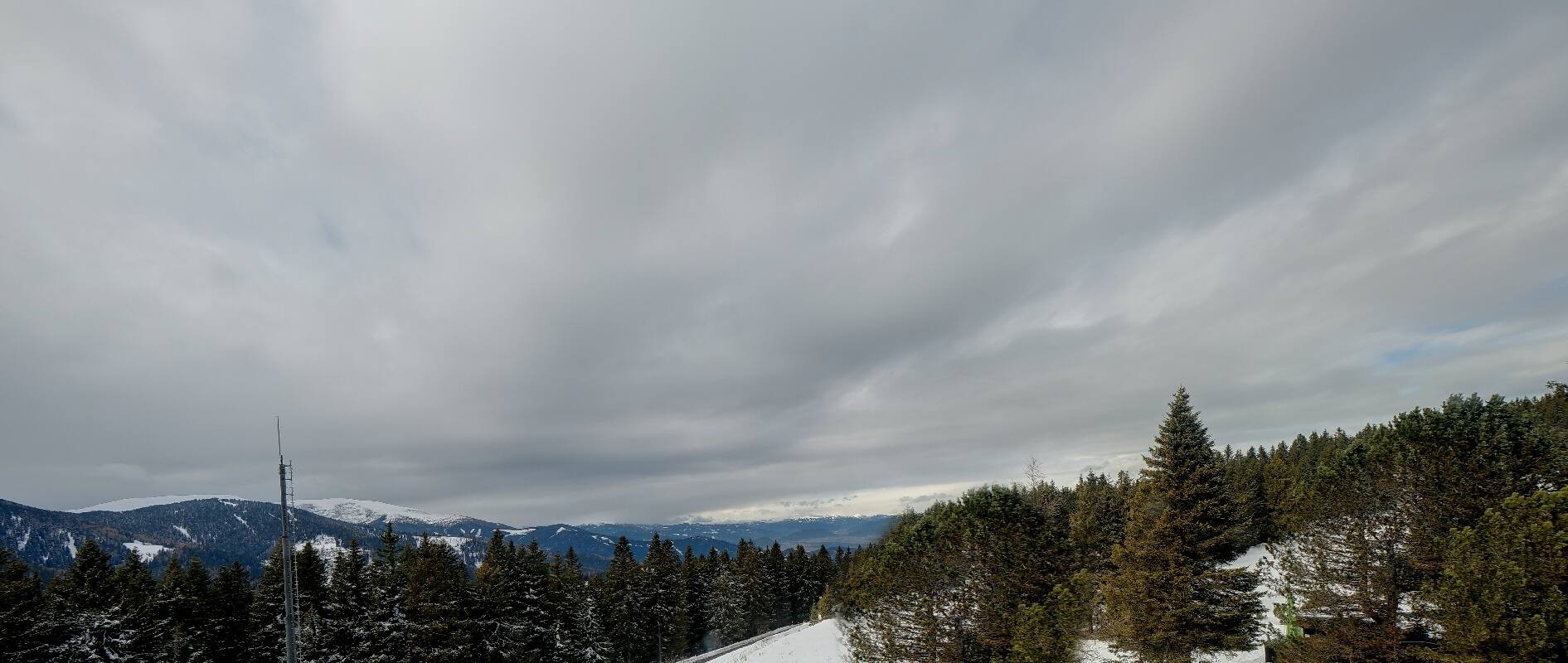 Archiv Foto Webcam Gaberlhaus - Westblick