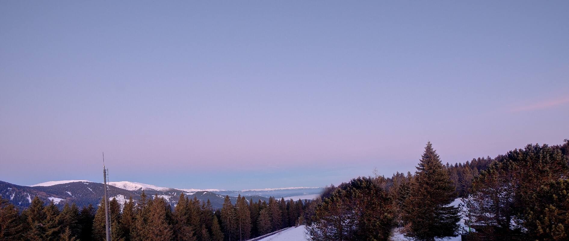 Archiv Foto Webcam Gaberlhaus - Westblick