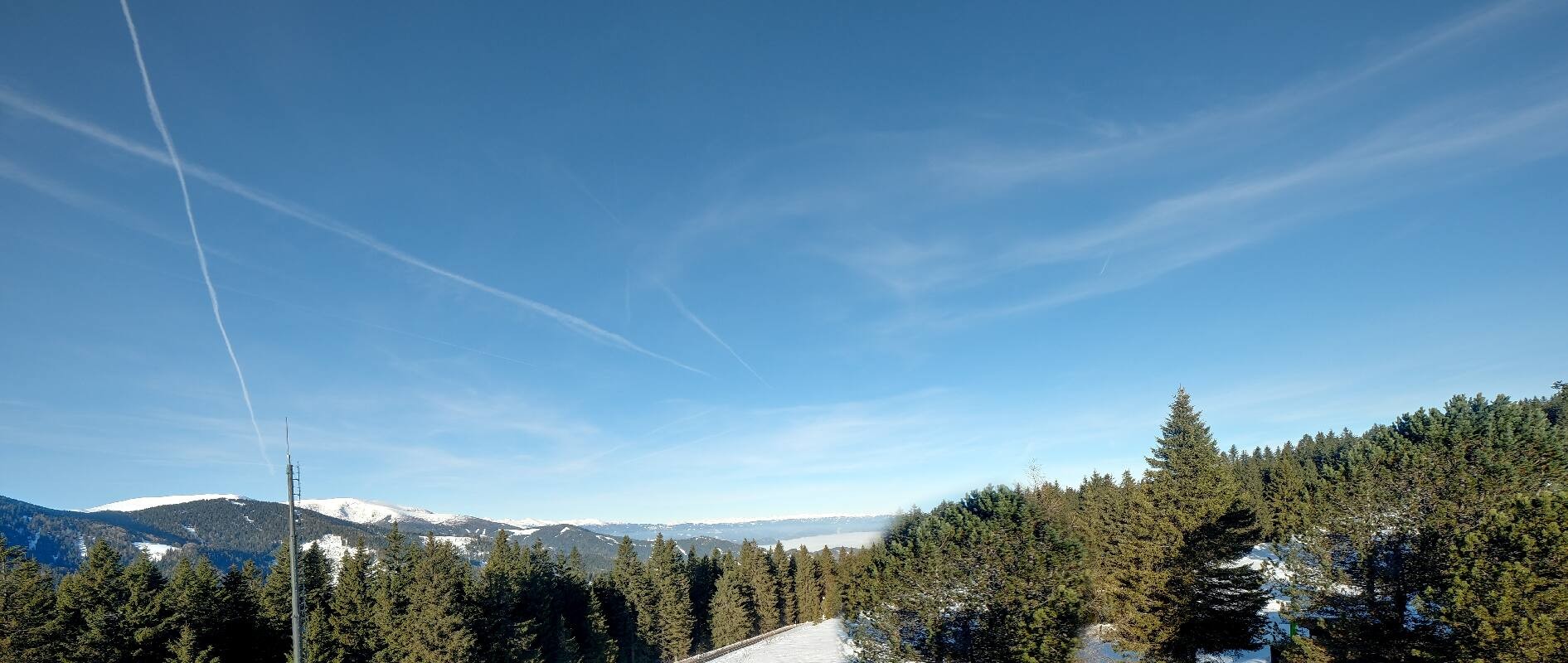 Archiv Foto Webcam Gaberlhaus - Westblick