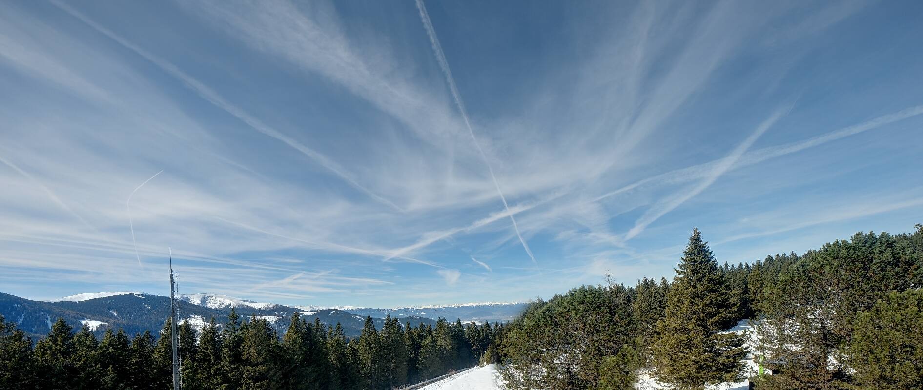 Archiv Foto Webcam Gaberlhaus - Westblick