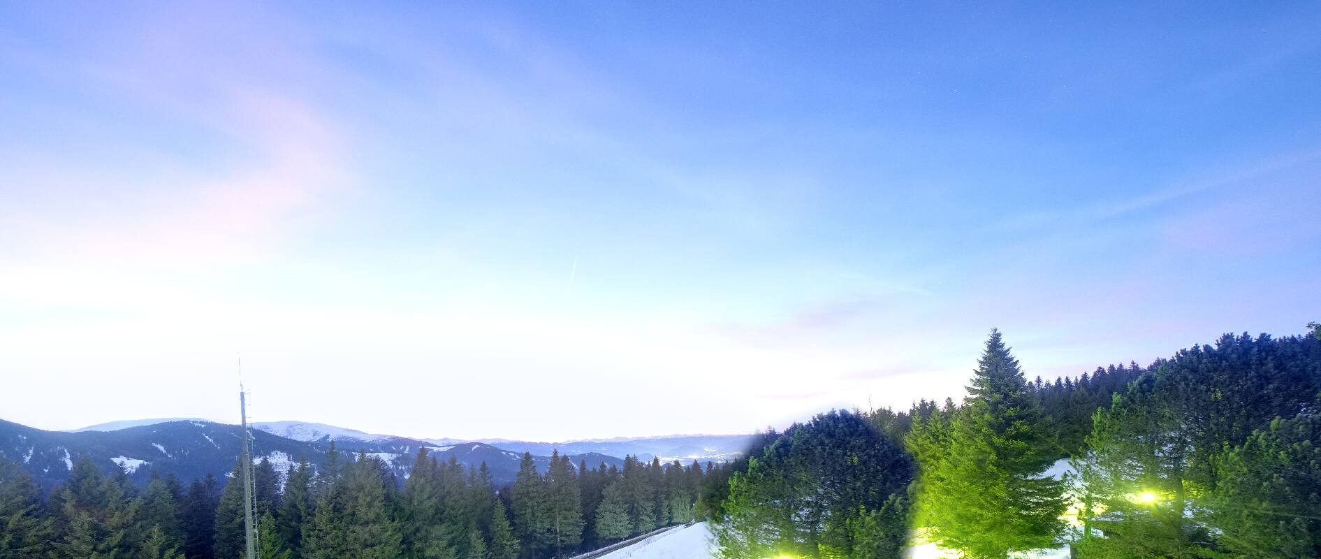 Archiv Foto Webcam Gaberlhaus - Westblick