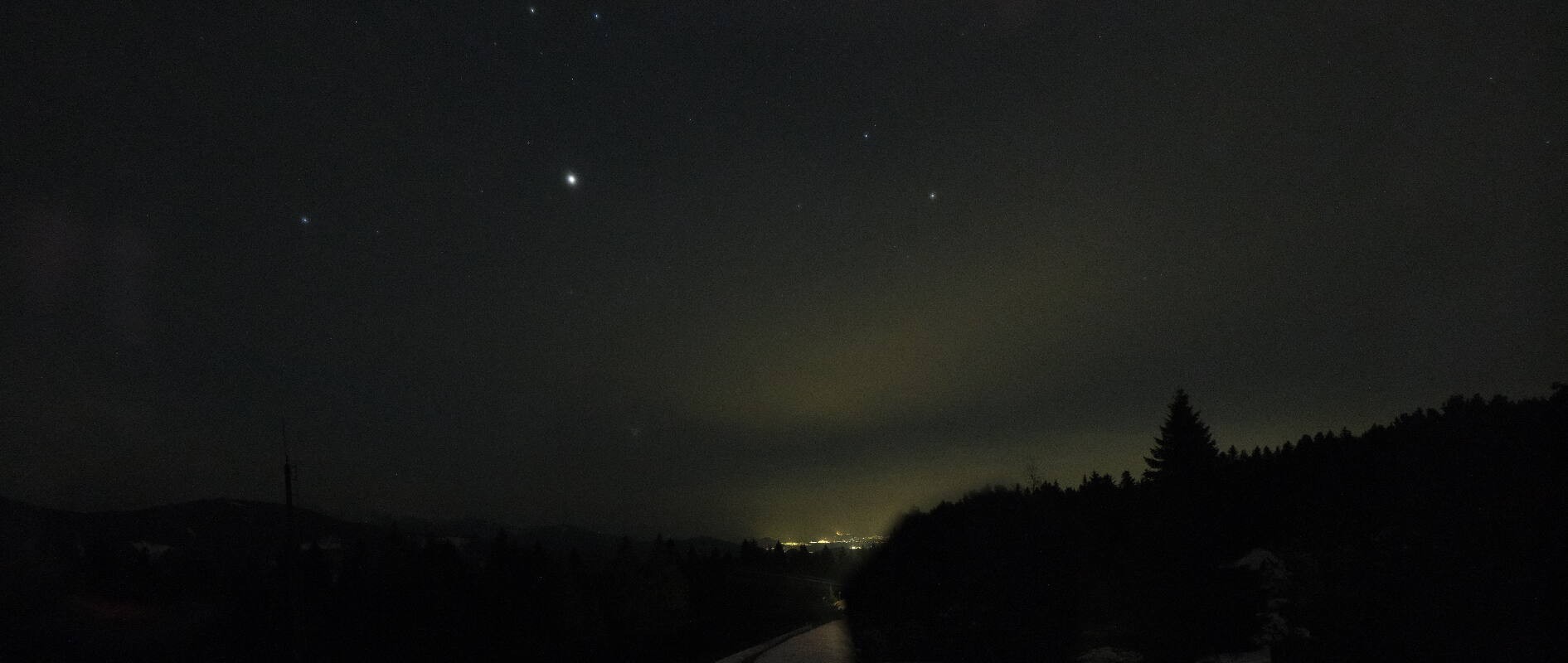 Archiv Foto Webcam Gaberlhaus - Westblick