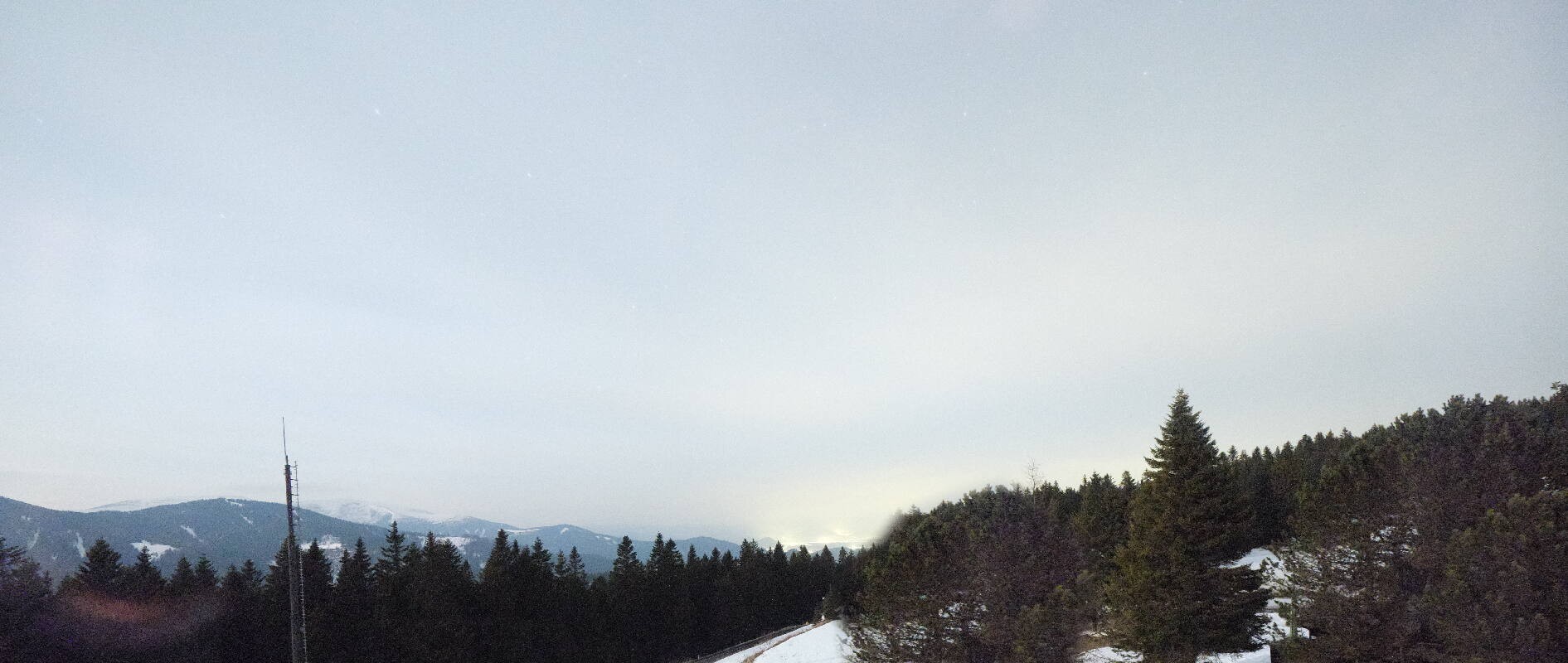 Archiv Foto Webcam Gaberlhaus - Westblick