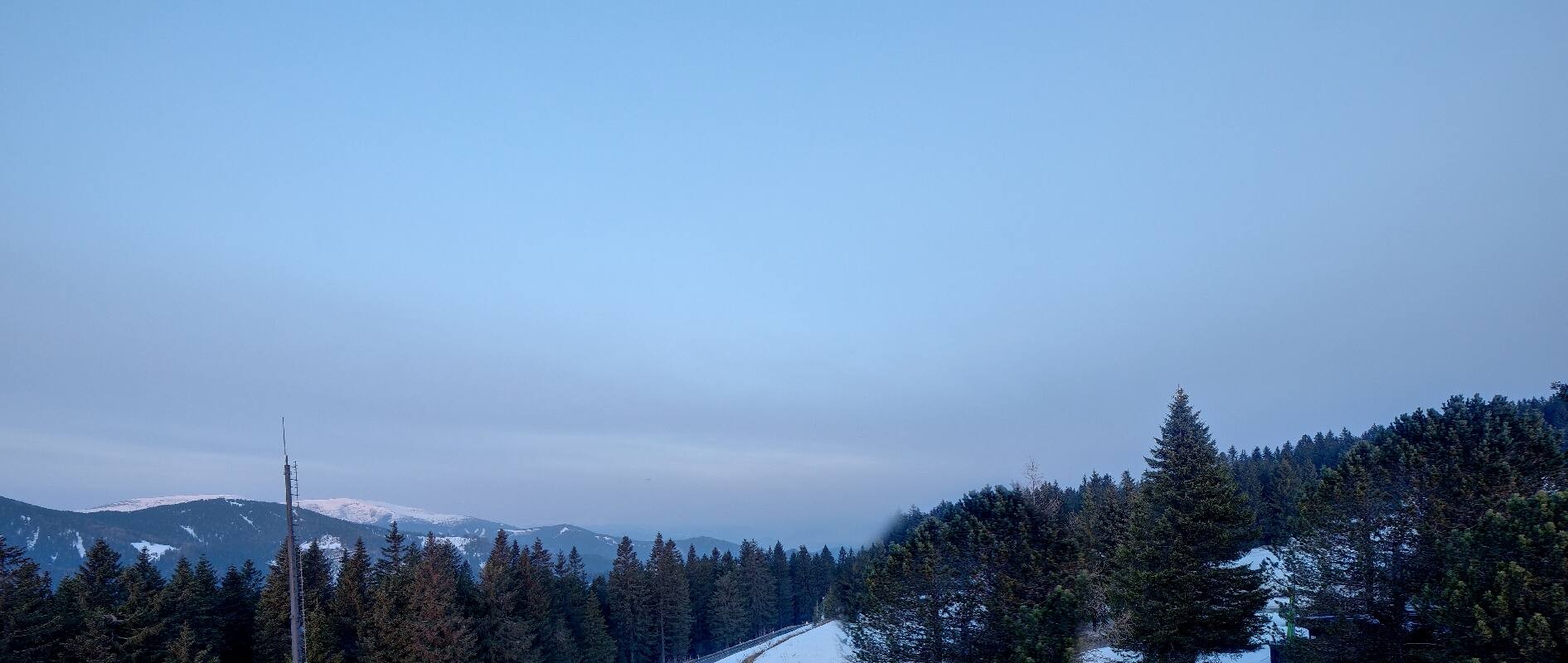 Archiv Foto Webcam Gaberlhaus - Westblick