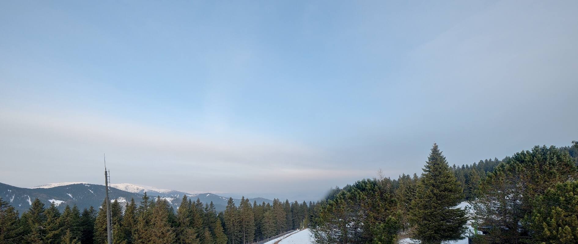 Archiv Foto Webcam Gaberlhaus - Westblick