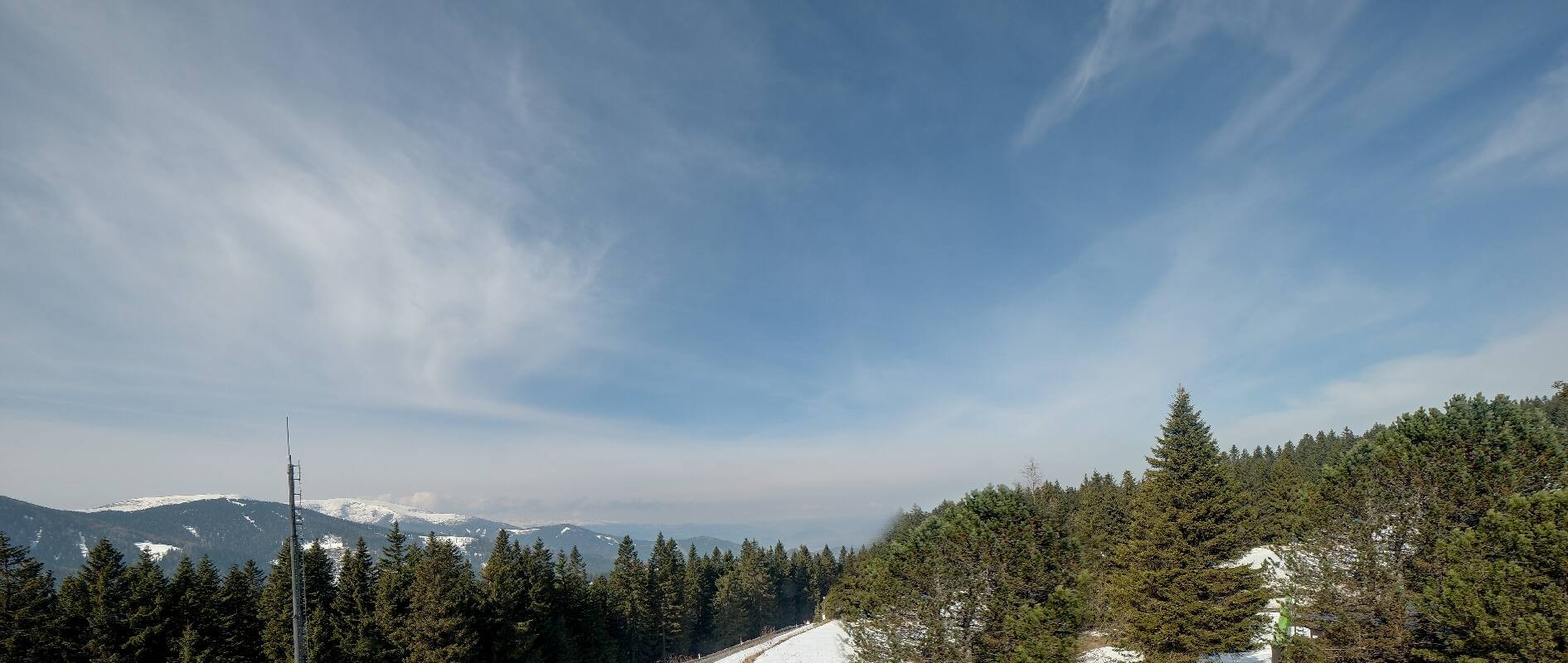 Archiv Foto Webcam Gaberlhaus - Westblick