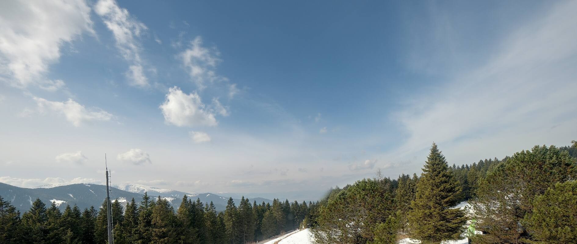 Archiv Foto Webcam Gaberlhaus - Westblick