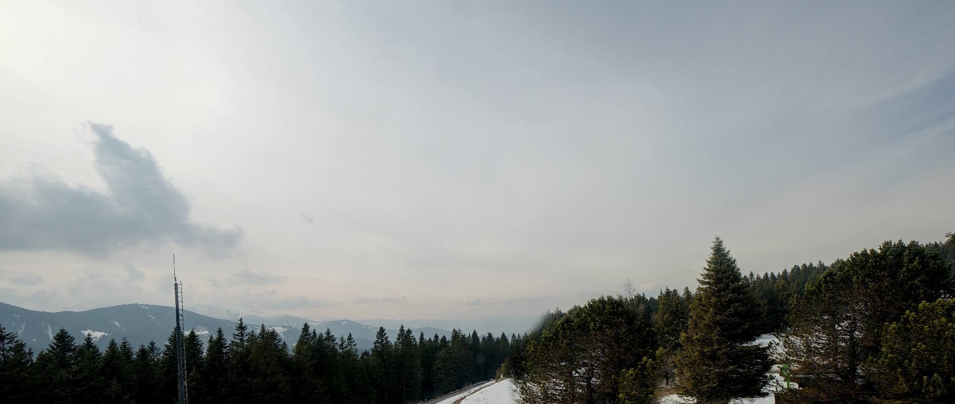 Archiv Foto Webcam Gaberlhaus - Westblick