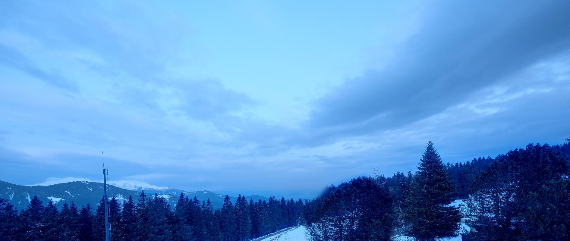 Archiv Foto Webcam Gaberlhaus - Westblick