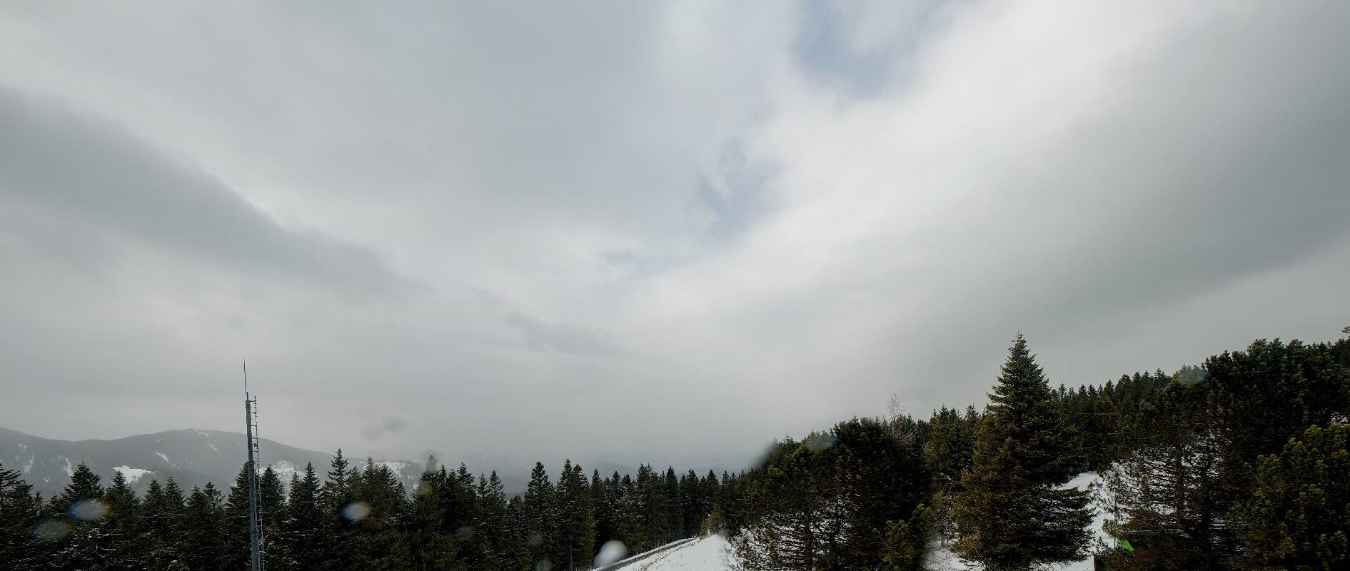 Archiv Foto Webcam Gaberlhaus - Westblick