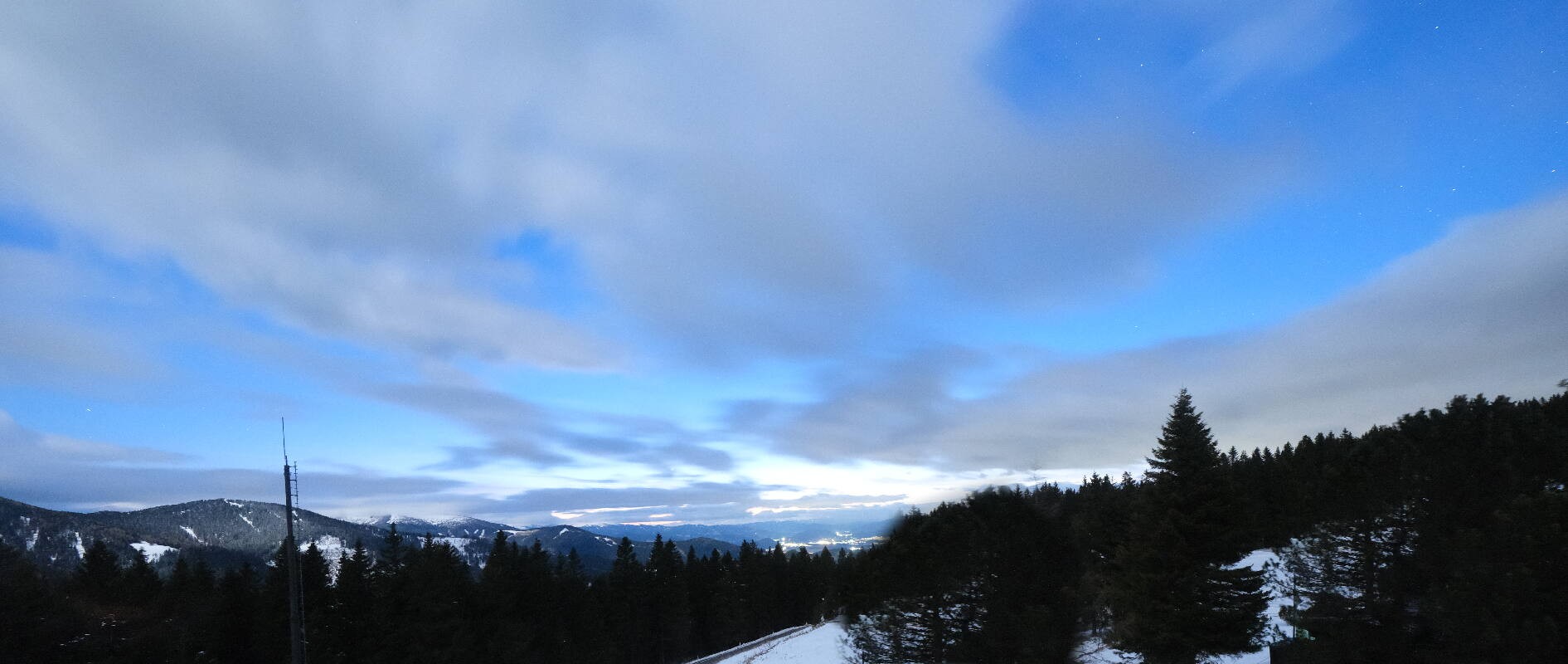 Archiv Foto Webcam Gaberlhaus - Westblick