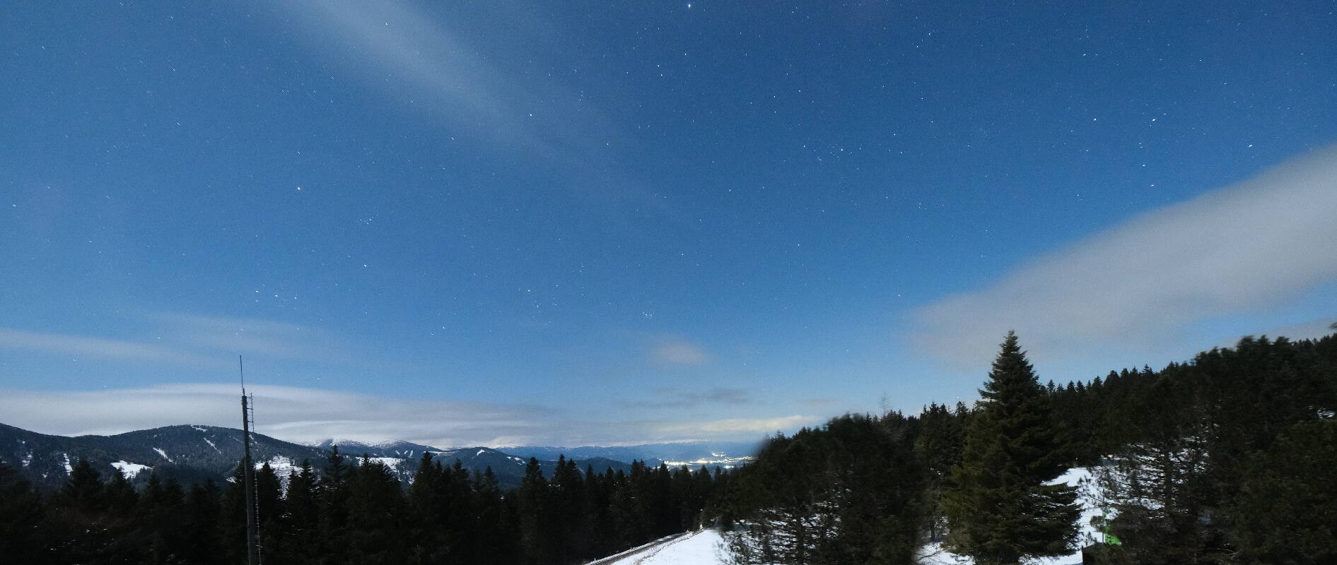 Archiv Foto Webcam Gaberlhaus - Westblick