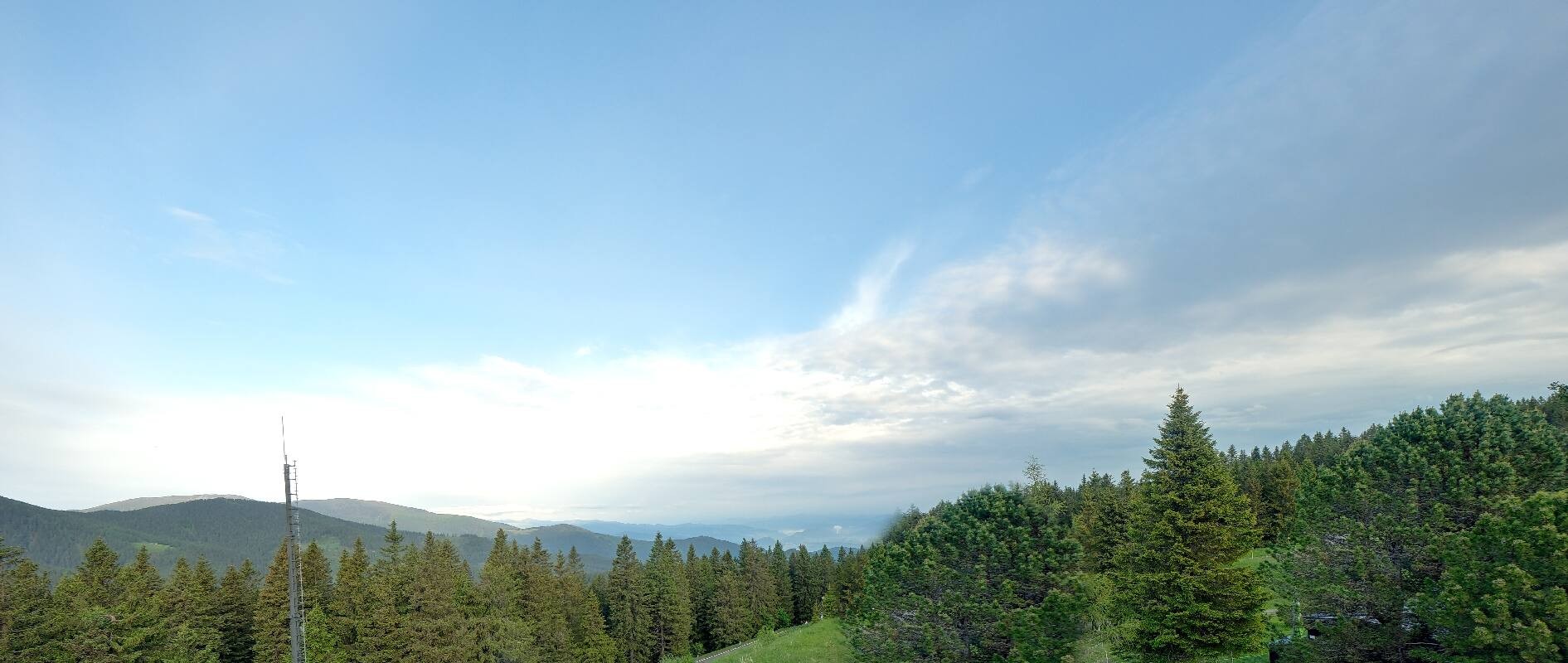 Archiv Foto Webcam Gaberlhaus - Westblick