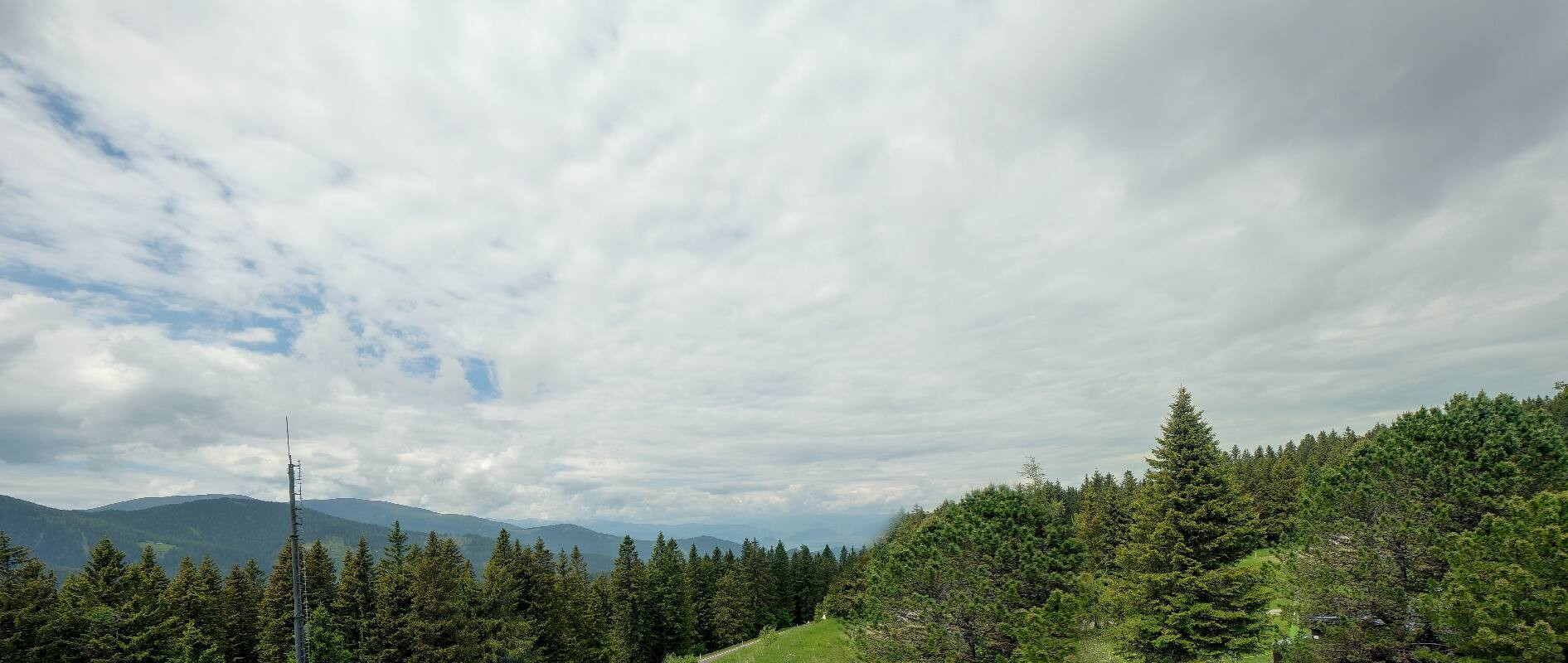 Archiv Foto Webcam Gaberlhaus - Westblick
