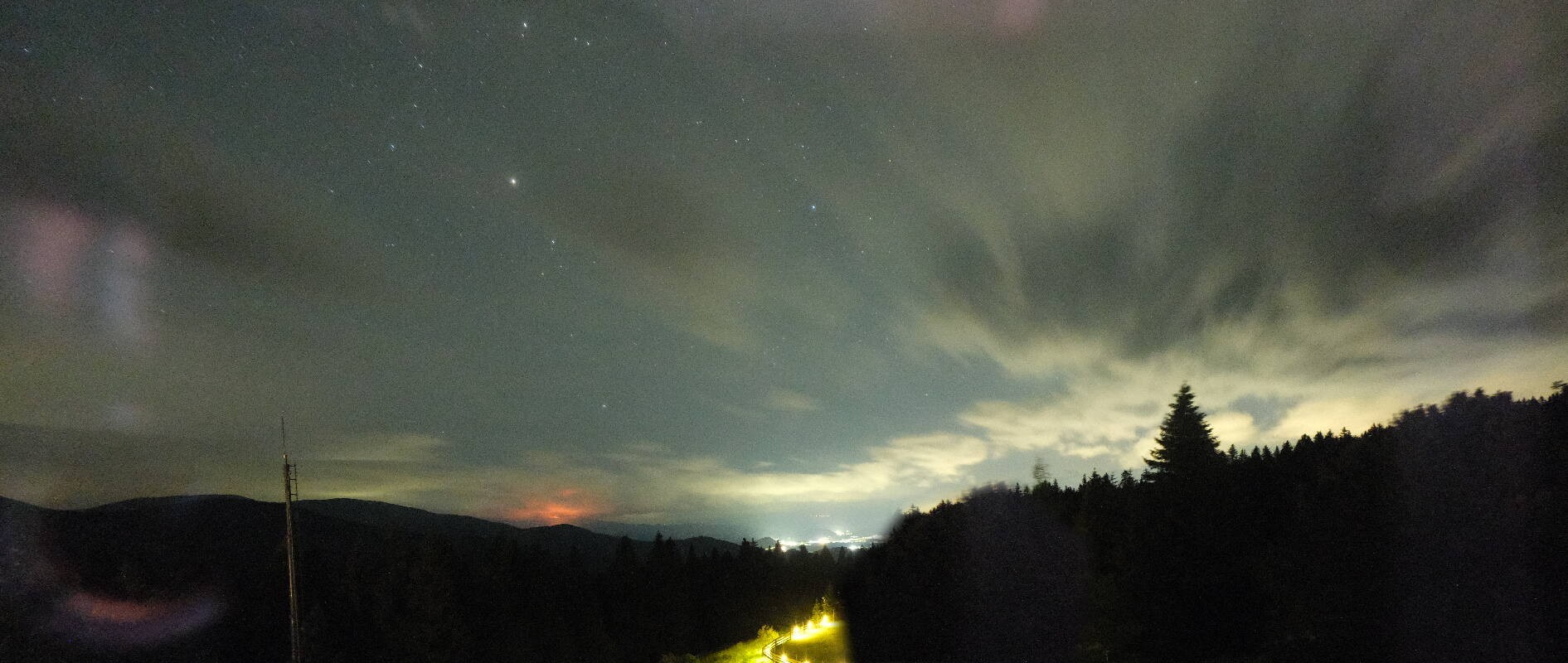 Archiv Foto Webcam Gaberlhaus - Westblick