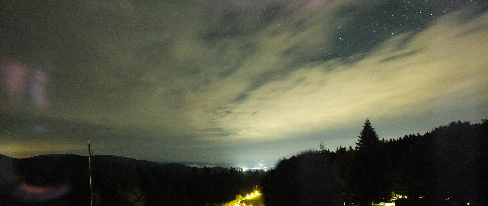 Archiv Foto Webcam Gaberlhaus - Westblick