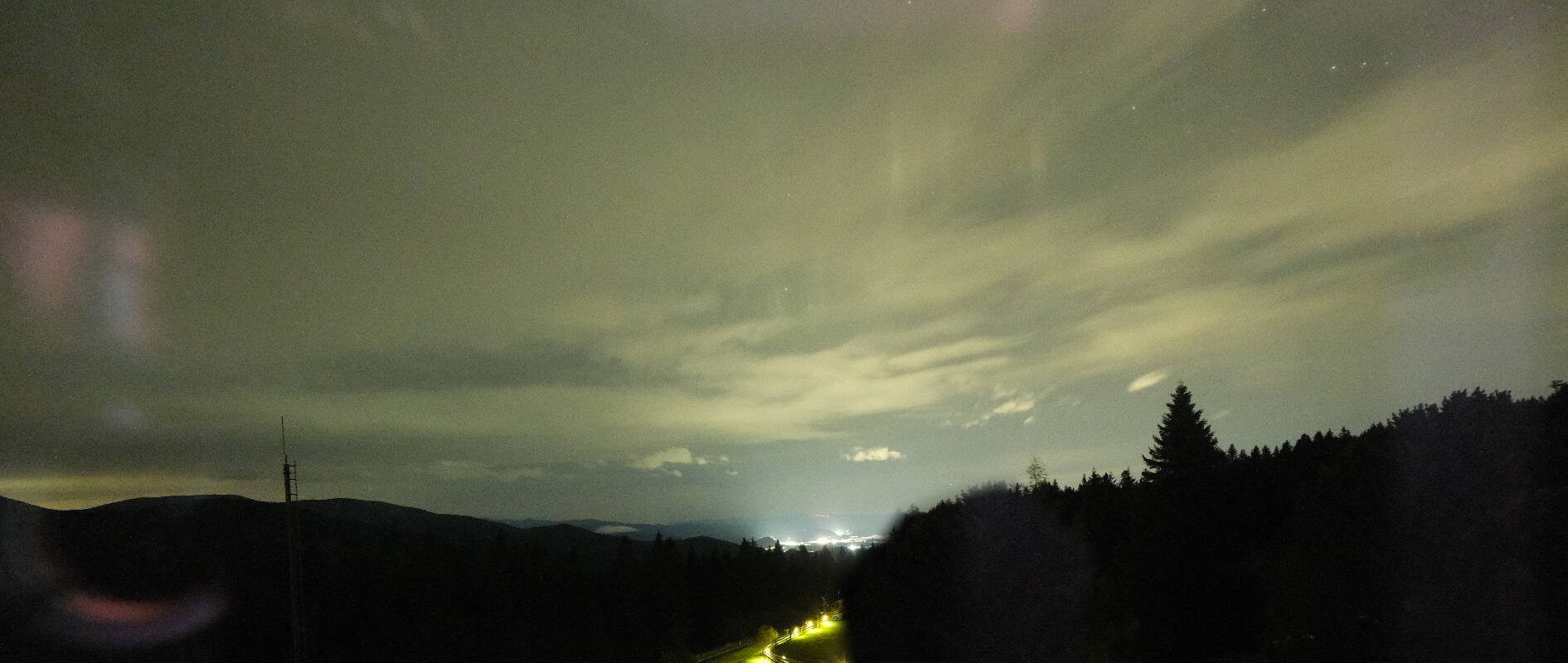 Archiv Foto Webcam Gaberlhaus - Westblick