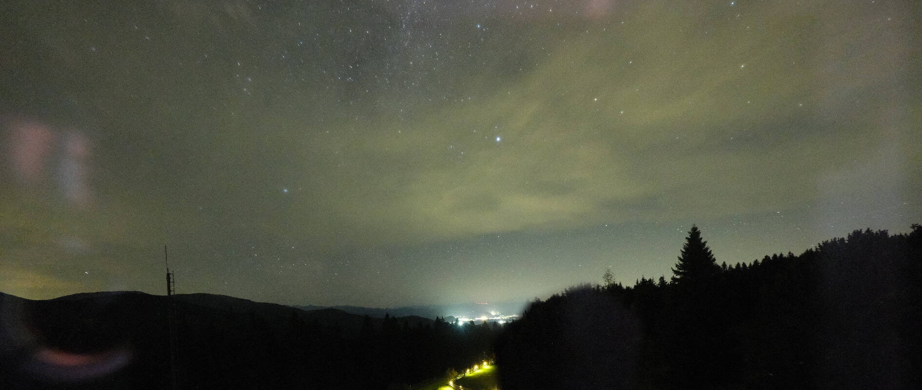 Archiv Foto Webcam Gaberlhaus - Westblick