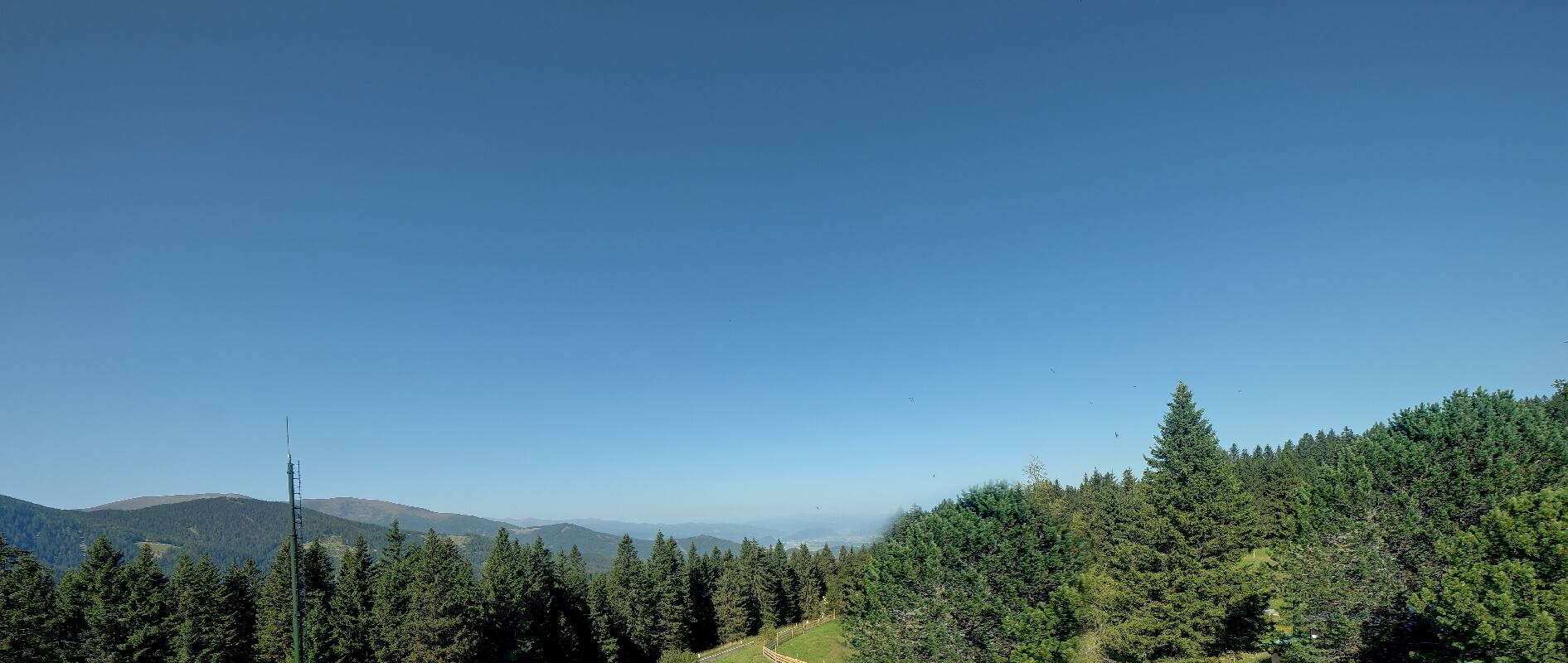 Archiv Foto Webcam Gaberlhaus - Westblick