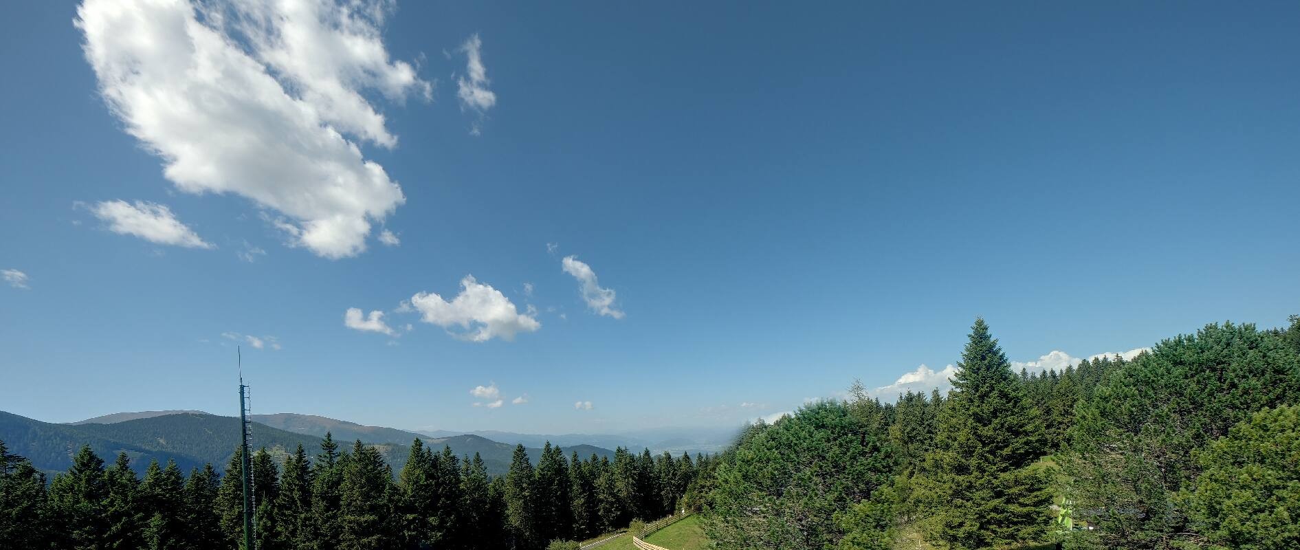 Archiv Foto Webcam Gaberlhaus - Westblick