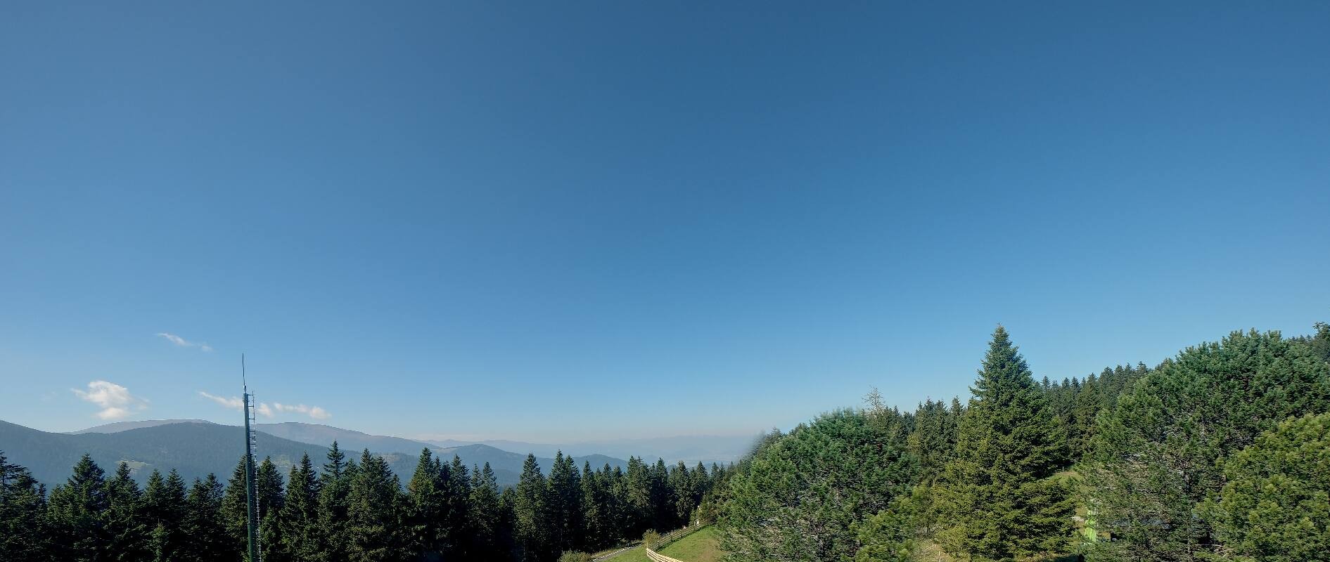 Archiv Foto Webcam Gaberlhaus - Westblick