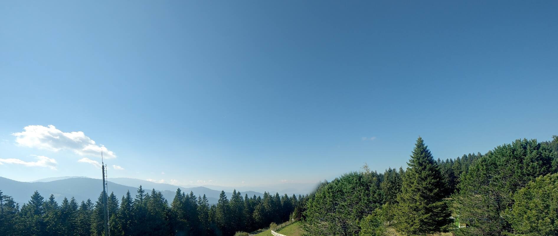 Archiv Foto Webcam Gaberlhaus - Westblick