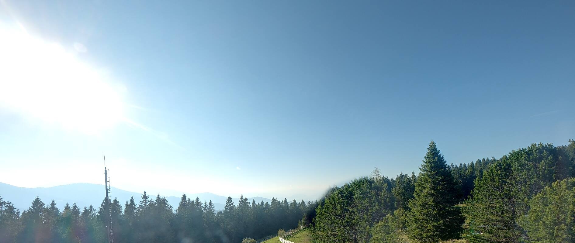 Archiv Foto Webcam Gaberlhaus - Westblick