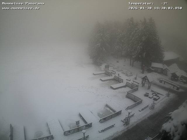Archived image Webcam Panoramic view of Lake Mummelsee