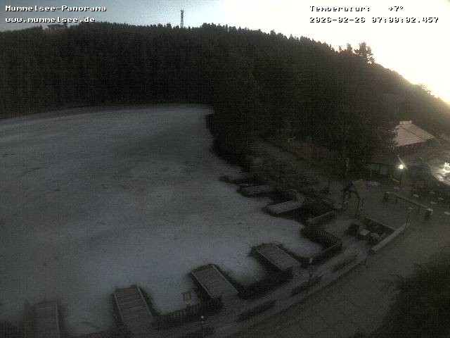 Archived image Webcam Panoramic view of Lake Mummelsee