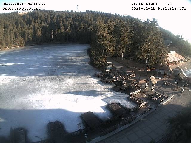 Archived image Webcam Panoramic view of Lake Mummelsee