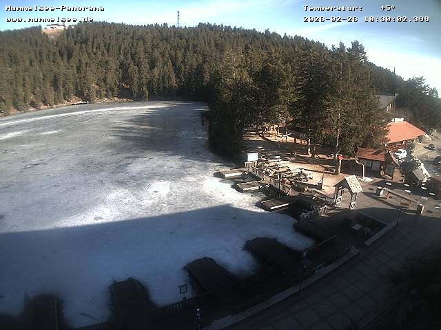Archived image Webcam Panoramic view of Lake Mummelsee