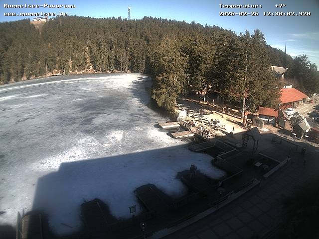 Archived image Webcam Panoramic view of Lake Mummelsee