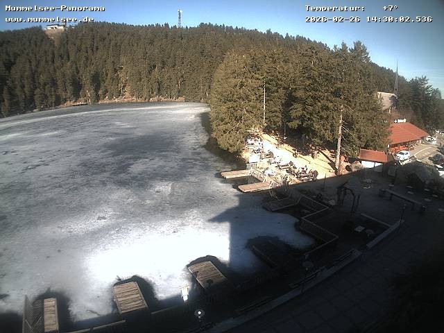 Archived image Webcam Panoramic view of Lake Mummelsee