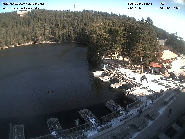 Archiv Foto Webcam Panoramablick auf den Mummelsee