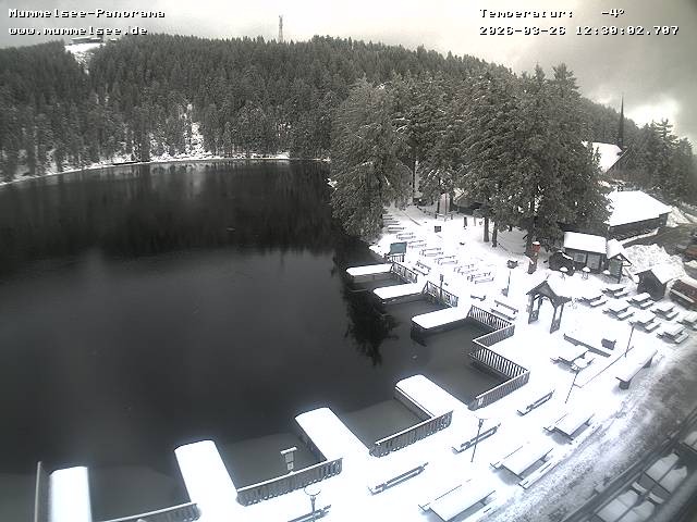 Archiv Foto Webcam Panoramablick auf den Mummelsee