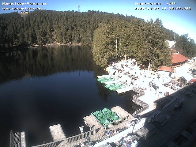 Archiv Foto Webcam Panoramablick auf den Mummelsee