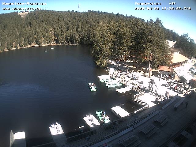 Archiv Foto Webcam Panoramablick auf den Mummelsee