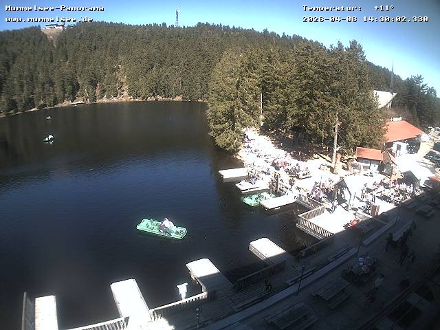 Archiv Foto Webcam Panoramablick auf den Mummelsee