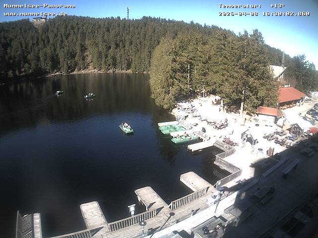 Archiv Foto Webcam Panoramablick auf den Mummelsee