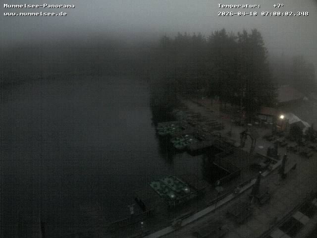 Archived image Webcam Panoramic view of Lake Mummelsee