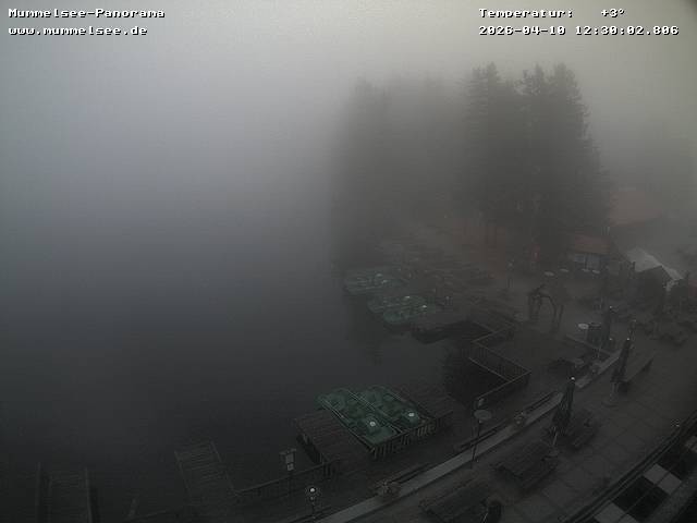 Archived image Webcam Panoramic view of Lake Mummelsee