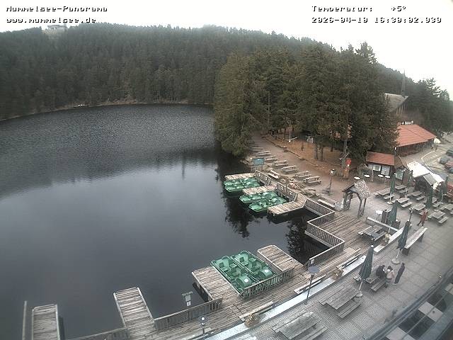 Archived image Webcam Panoramic view of Lake Mummelsee