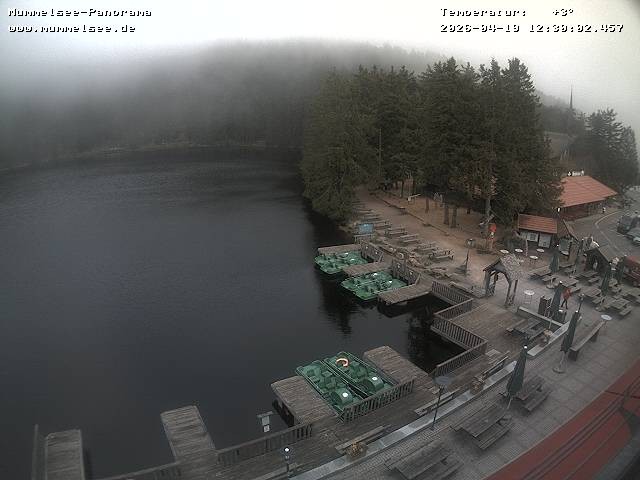 Archived image Webcam Panoramic view of Lake Mummelsee