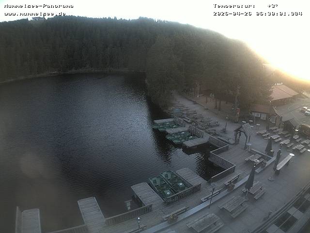 Archived image Webcam Panoramic view of Lake Mummelsee